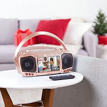 Aiwa 7" LCD Streaming, DVD, CD, FM Radio & Bluetooth Portable Boombox