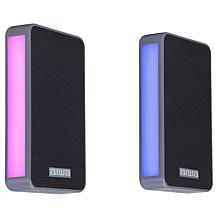 Aiwa Aura Light-Up Wall Speaker 2-pack