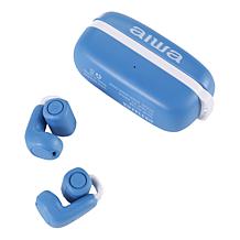 Aiwa Open Wearable Ear Clip-On Earphones w/Charging Case