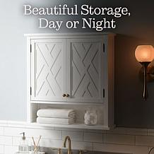 Alaterre Furniture Coventry Wall Mount Bathroom Cabinet