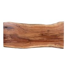 Alaterre Furniture Live Edge 48" Wood Entryway Bench with Hairpin Legs