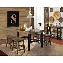 Alaterre Furniture Pomona 20" Saddle Seat Stool 
