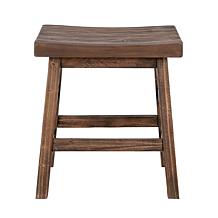 Alaterre Furniture Pomona 20" Saddle Seat Stool 