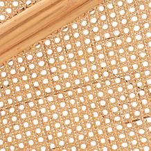 Alden Bohemian Natural Rattan Headboard 60.6"W x 51.2"H