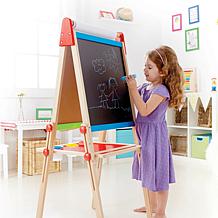 All-in-One Double-Sided Art Easel with Paper Roll and Accessories