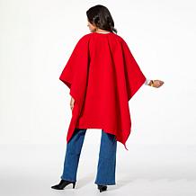 Allison Brown NY Dramatic Cape with Mega Buttons