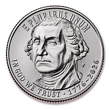 America's 250th Anniversary Dual Date Quarters - (10) 5-Coin Sets AS