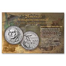 America's 250th Anniversary Dual Date Quarters - (10) 5-Coin Sets AS