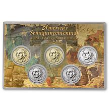 America's 250th Anniversary Dual Date Quarters - (10) 5-Coin Sets AS