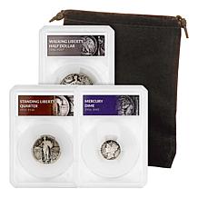 America's Coin Renaissance 90% Silver Coins - Set of 3 