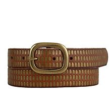 Amsterdam Heritage Nadin Studded Cognac Leather Belt