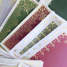 Anna Griffin® Christmas Foil-Stamped Vellum Layers - Set of 96