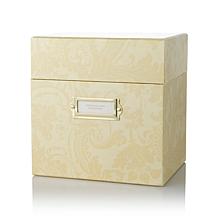 Anna Griffin® Embossing Folder Storage Box - Ivory Damask