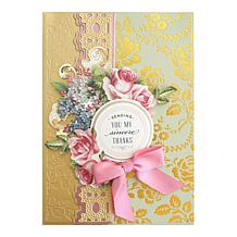 Anna Griffin® Gilded Floral Hot Foil Plates - Set of 2