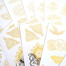 Anna Griffin® Glorious Gold Foil Rub-Ons - Set of 128