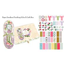 Anna Griffin® Paper Sneakers Finishing School Craft Box
