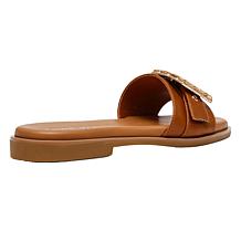 Anne Klein Casey Elegant Crystal Slip-On Slide