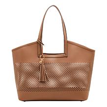 Anne Klein Solid Caning Tote