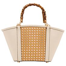 Anne Klein Straw Tote Handbag