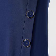 Antthony 2-piece Button Side Duster-Length Top & Pant Set