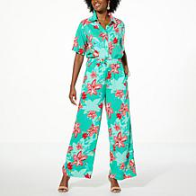 Antthony 2-piece Printed Challis Camp Shirt & Pant Set