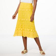 Antthony Spiral Seamed Midi Skirt - 23368437 | HSN