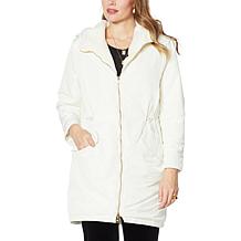 Antthony "Holiday Luxe" Reversible Hooded Coat