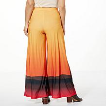 Antthony Studio Stretch Knit Wide-Leg Pull-On Pant