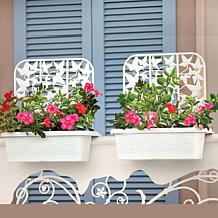 Apollo Adjustable Railing Planter - Set of 2