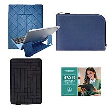 Apple 11 iPad 512GB w/Keyboard, Case, Sleeve and Accessories - Silver