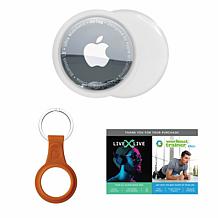 Apple AirTag 4-Pack with Software Suite and Starter Kit | HSN