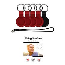 Apple AirTags 2pk Bundle w/Keychains, Luggage Tag & Voucher