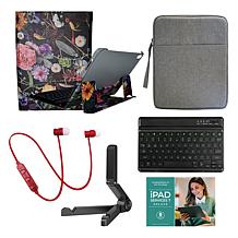 Apple iPad 10.9" 10th Gen 256GB w/Keyboard, Earbuds and Case - Silver