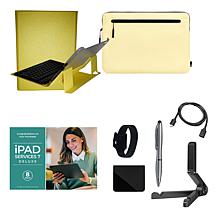 Apple iPad 11" 11th Gen Blue 128GB Wi-Fi Bundle w/Case & Voucher