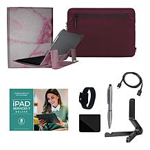 Apple iPad 11" 11th Gen Pink 128GB Wi-Fi Bundle w/Case & Voucher
