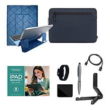 Apple iPad 11" 11th Gen Pink 256GB Wi-Fi Bundle w/Case & Voucher