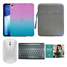 Apple iPad 11" Pink 512GB Tablet with Ombre Case & Keyboard