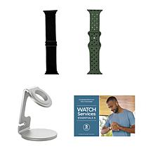 Apple Watch Series 11 GPS 42mm S/M Jet Black with Bands & Stand