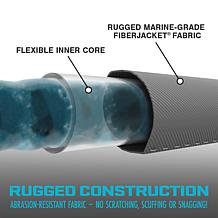 Aqua Joe 50' Fiber Jacket Garden Hose