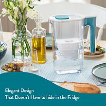 Aqua Optima Perfect Pour 6 Cup Water Filter Pitcher, 6 Filters