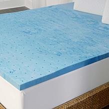 Arctic Sleep 2" Marbleized Gel Memory Foam Topper - King