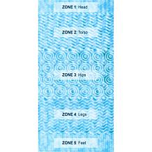 Arctic Sleep Cool Gel 1.5" 5-zone Memory Foam Mattress Topper - Twin