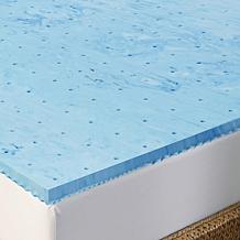 Arctic Sleep Cool Gel 1.5" 5-zone Memory Foam Mattress Topper - Full