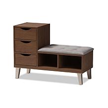 Arielle 3-Drawer Shoe Storage Seating Bench