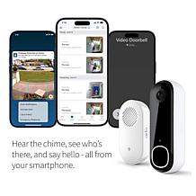 Arlo 2K Video Doorbell with Chime 2 Bundle  
