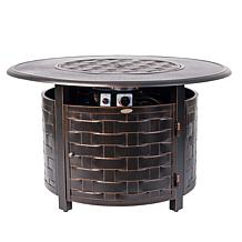 Armstrong Round Aluminum LPG Fire Pit