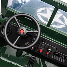 Army Truck 24V Electric Ride-On For Kids