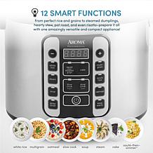 Aroma 20-Cup (Cooked) Digital Cool-Touch Rice Cooker and Food Steamer