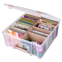 ArtBin Super Satchel Double Deep W/Removable Dividers-Rose Gold Handle