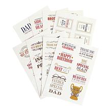 "As Is" Anna Griffin Sentiments For Him Rub-On Transfers